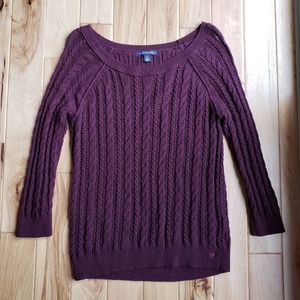 American Eagle Burgundy Sweater